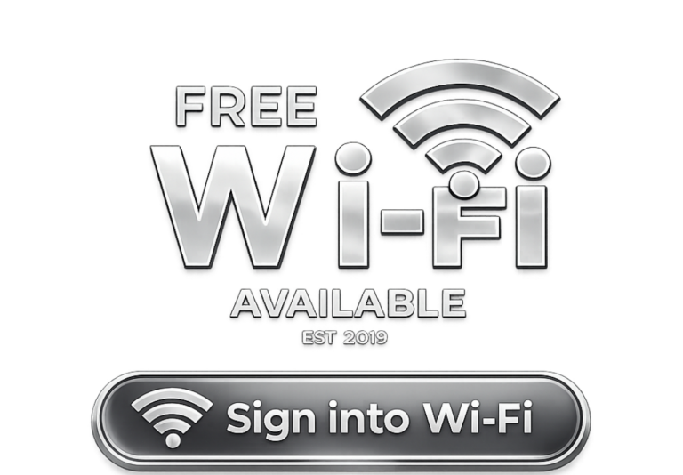 Image displaying Free Wifi