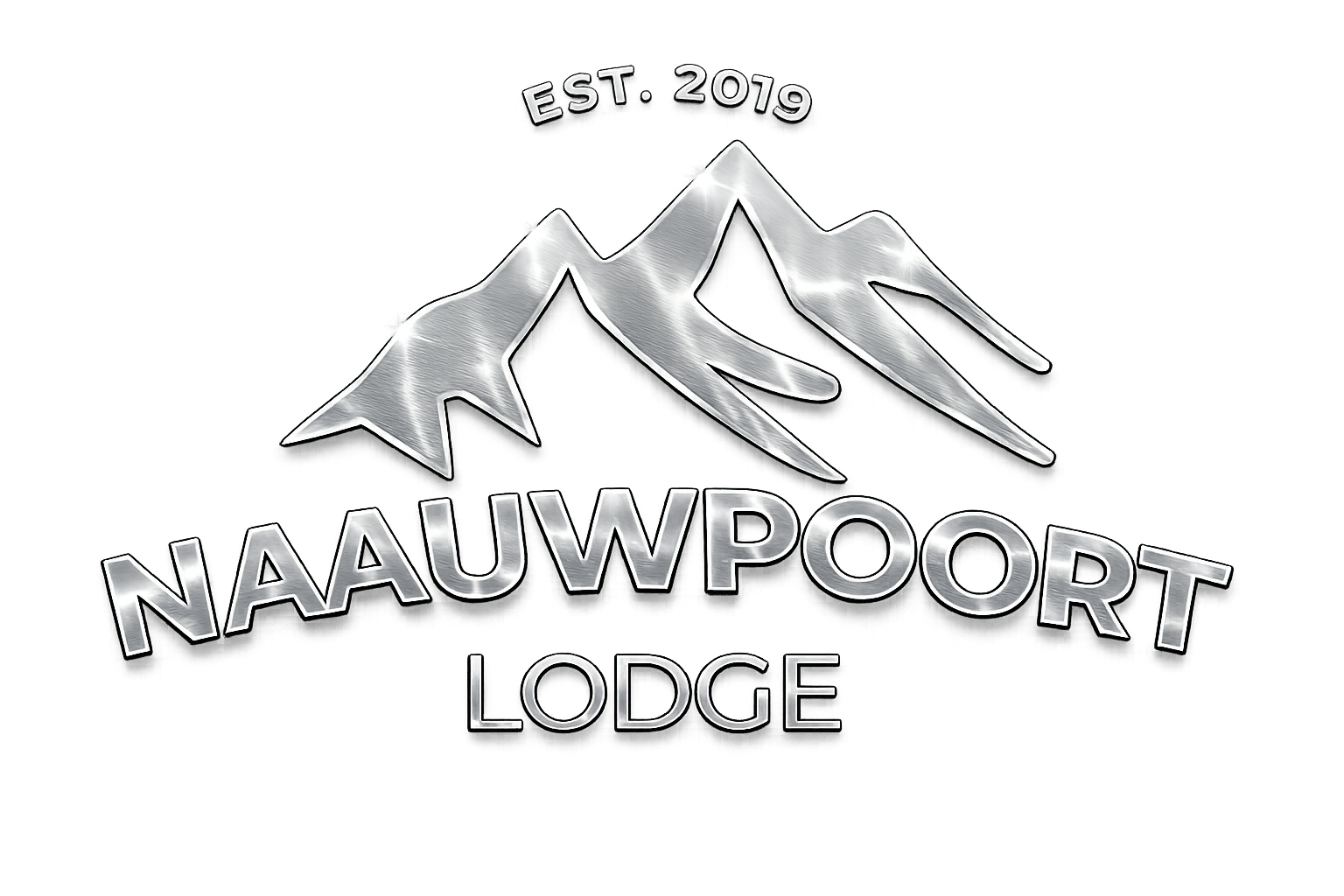 Metallic Naauwpoort lodge Logo