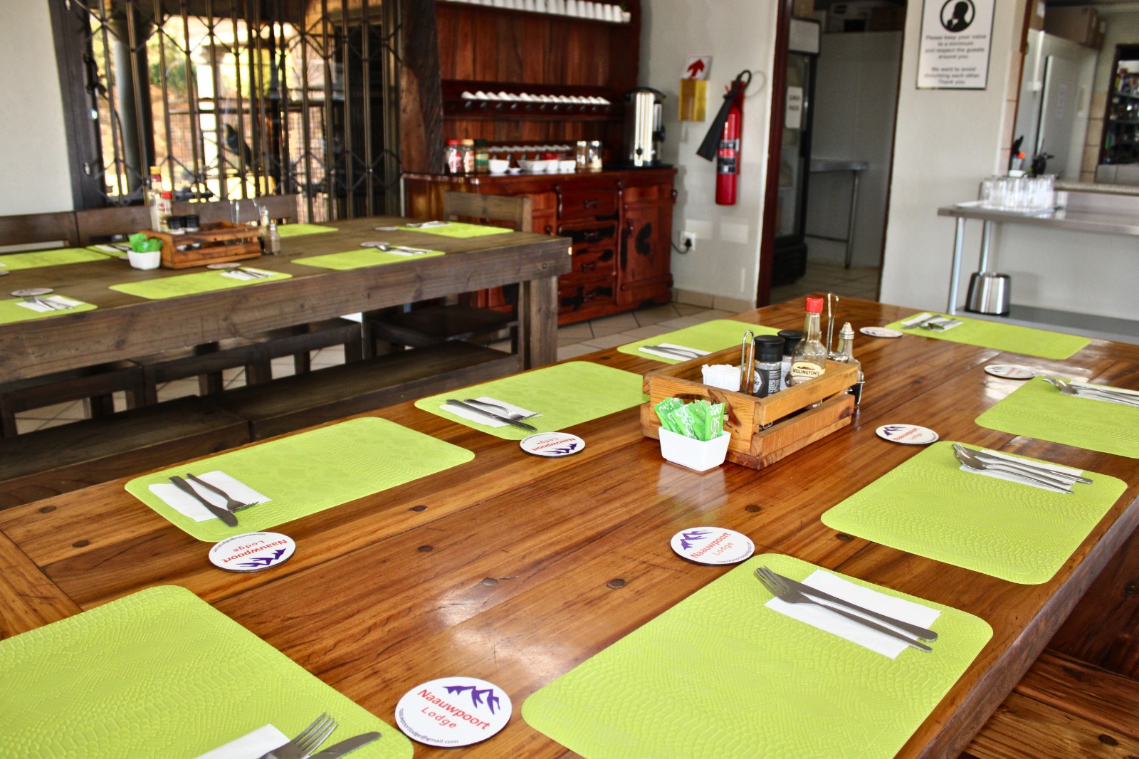 Dining Table At Naauwpoort Lodge
